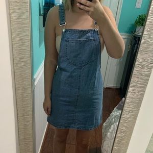 Denim Overall Dress!